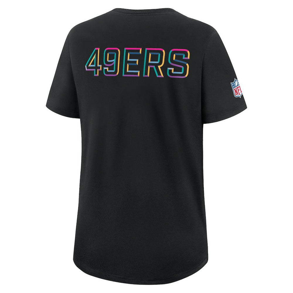San Francisco 49ers Nike Women's 2025 NFL Crucial Catch Tri-Blend Dri-FIT T-Shirt