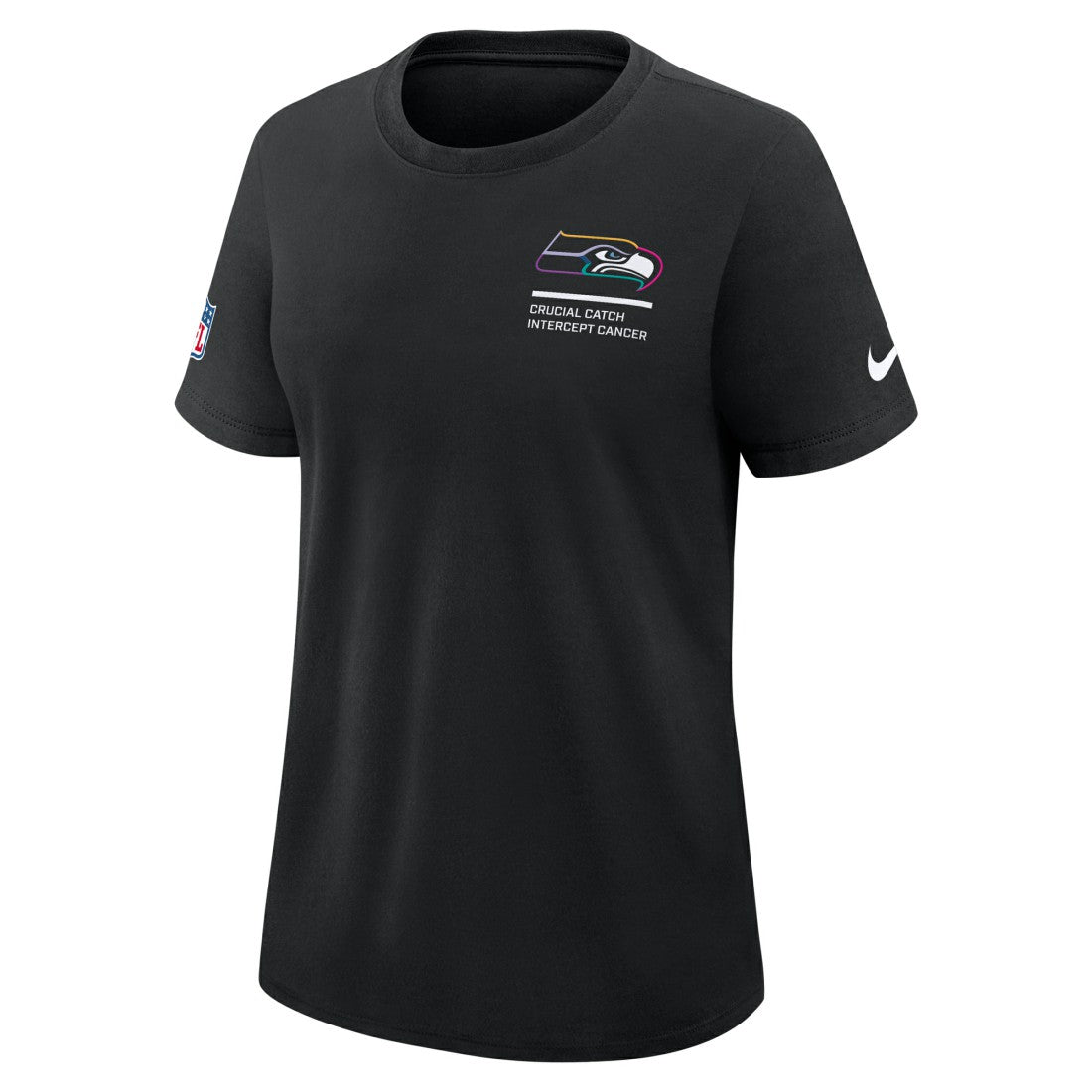Seattle Seahawks Nike Women's 2025 NFL Crucial Catch Tri-Blend Dri-FIT T-Shirt
