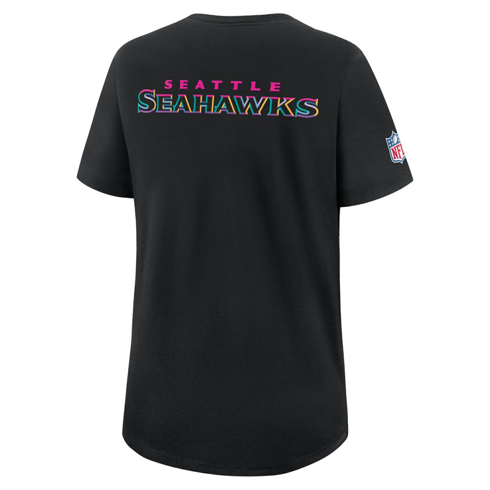Seattle Seahawks Nike Women's 2025 NFL Crucial Catch Tri-Blend Dri-FIT T-Shirt