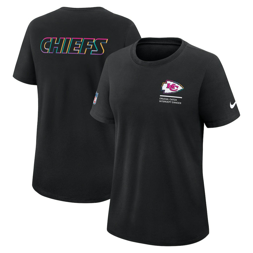 Kansas City Chiefs Nike Women's 2025 NFL Crucial Catch Tri-Blend Dri-FIT T-Shirt