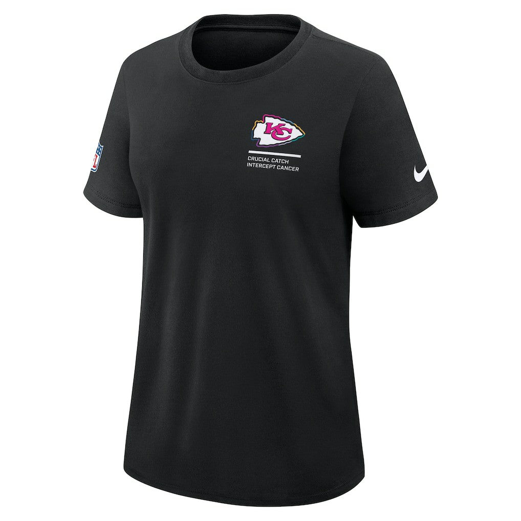 Kansas City Chiefs Nike Women's 2025 NFL Crucial Catch Tri-Blend Dri-FIT T-Shirt