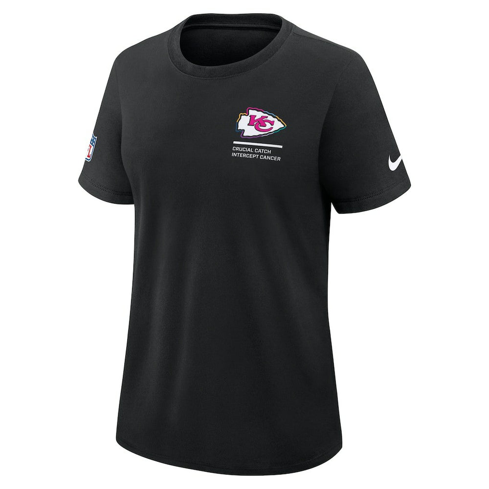 Kansas City Chiefs Nike Women's 2025 NFL Crucial Catch Tri-Blend Dri-FIT T-Shirt