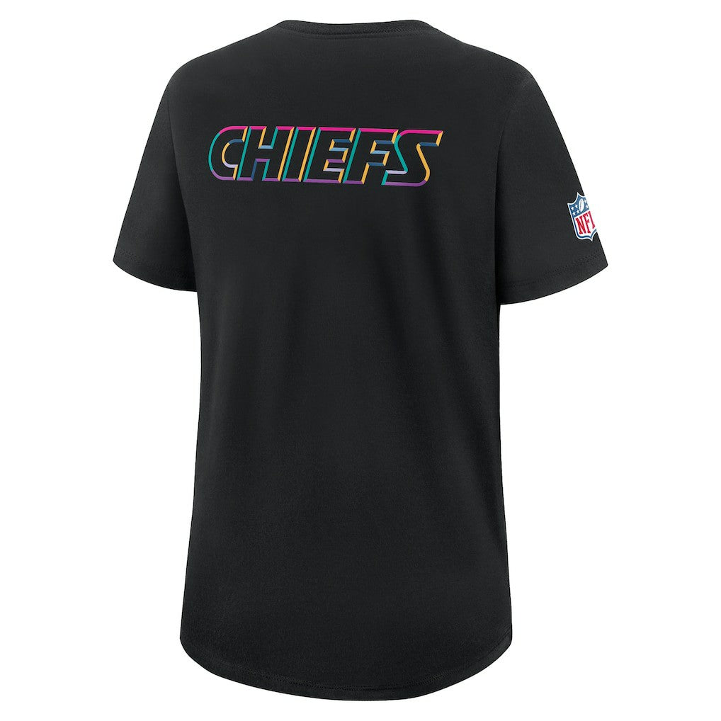 Kansas City Chiefs Nike Women's 2025 NFL Crucial Catch Tri-Blend Dri-FIT T-Shirt