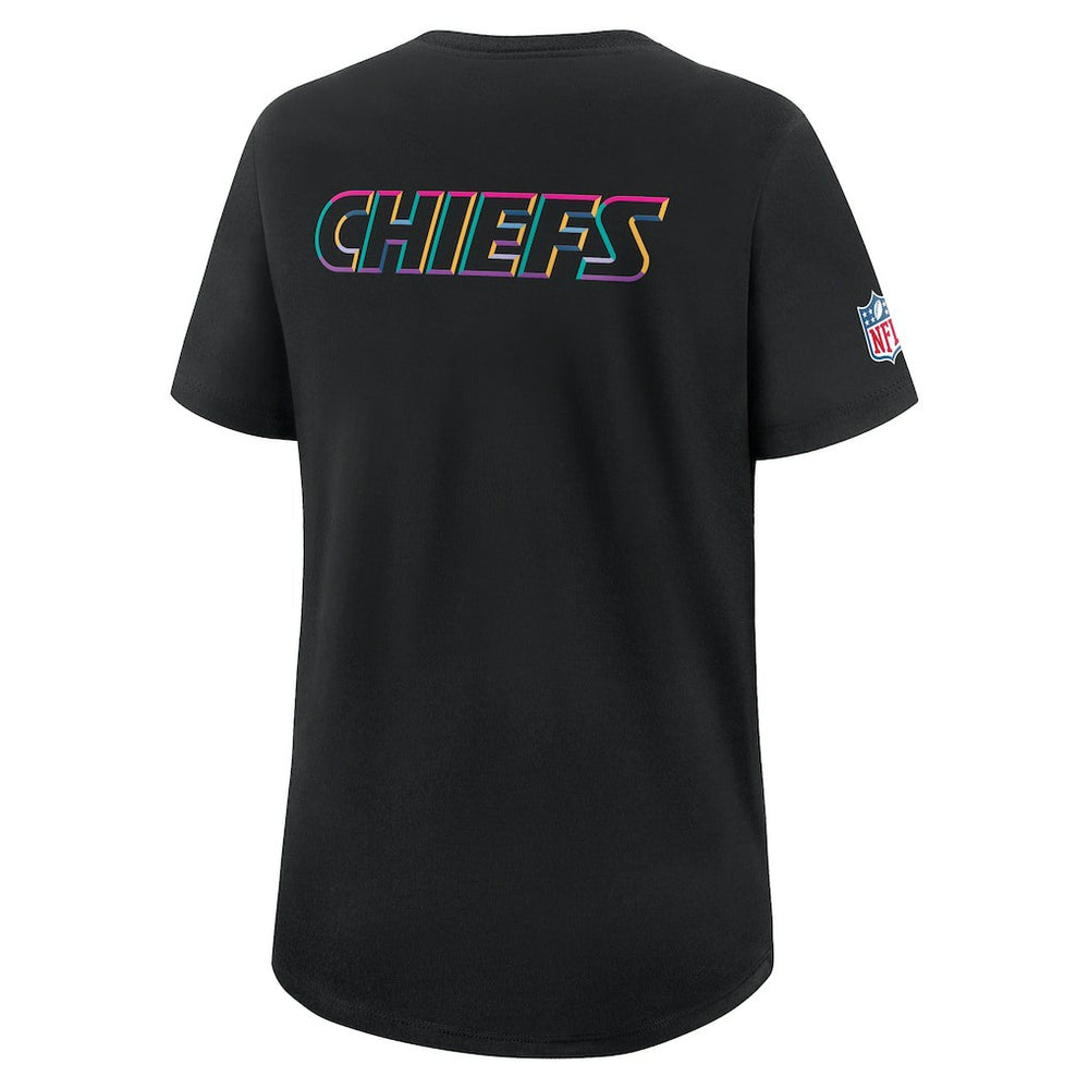Kansas City Chiefs Nike Women's 2025 NFL Crucial Catch Tri-Blend Dri-FIT T-Shirt