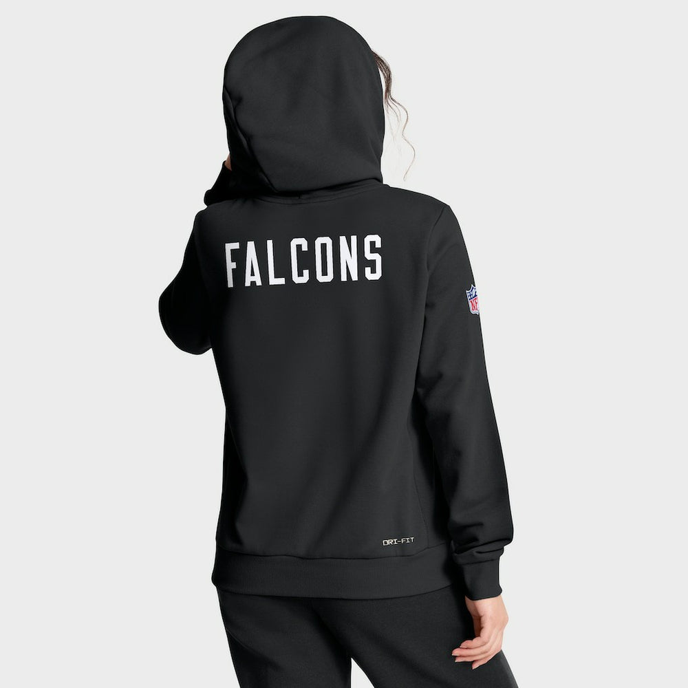 Atlanta Falcons Nike Women's Throwback Sideline Standard Issue Dri-FIT Hoodie