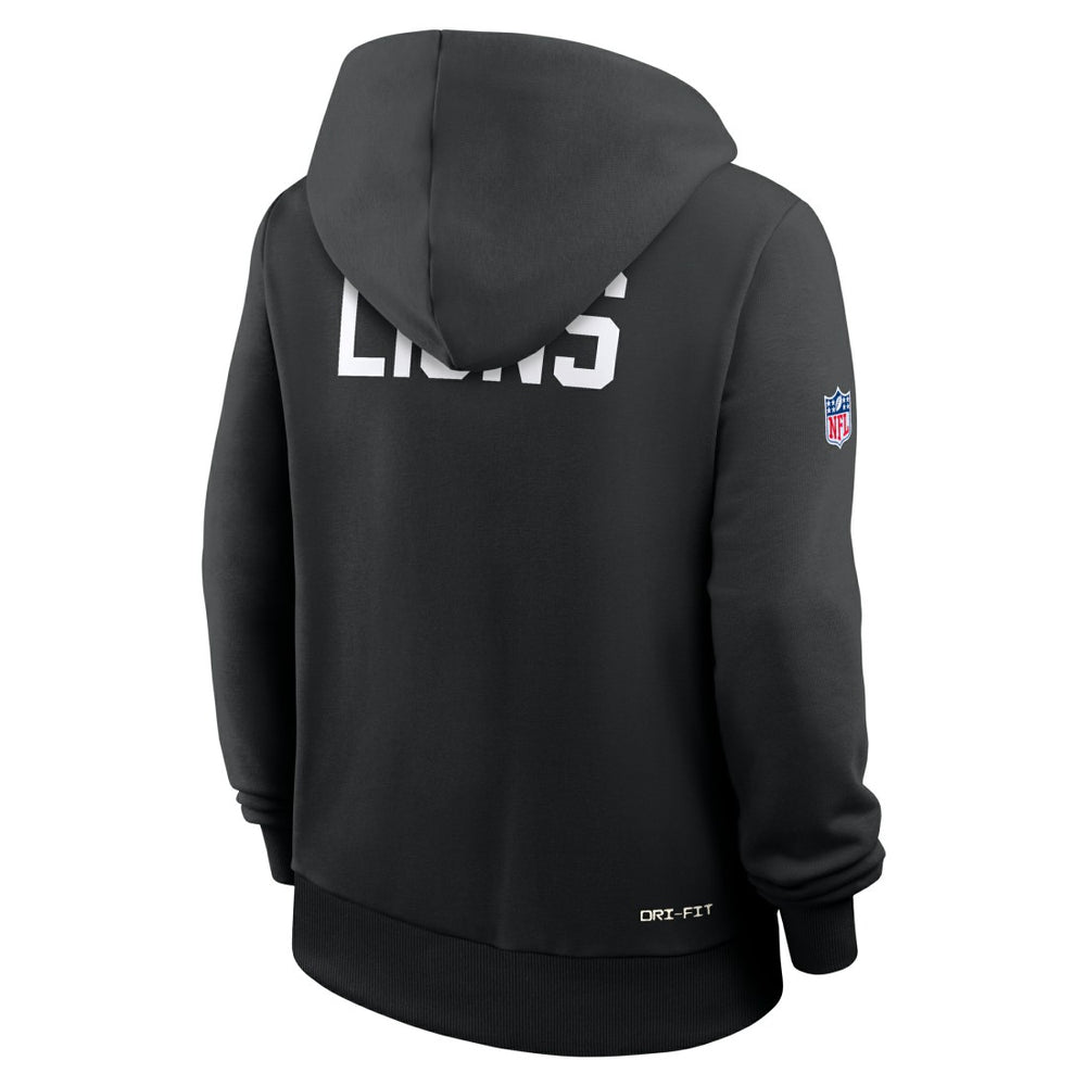 Detroit Lions Nike Women's Throwback Sideline Standard Issue Dri-FIT Hoodie