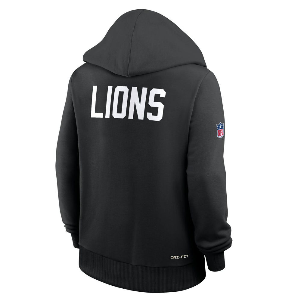 Detroit Lions Nike Women's Throwback Sideline Standard Issue Dri-FIT Hoodie