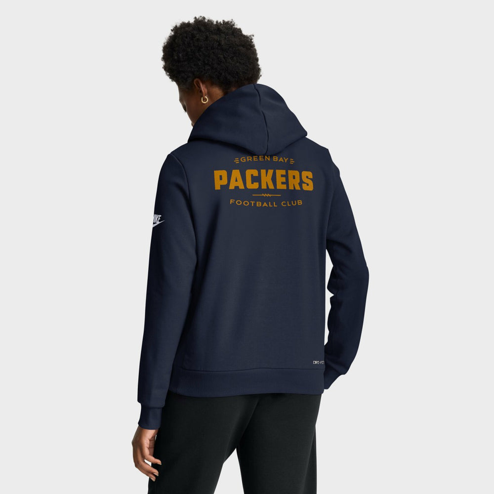 Green Bay Packers Nike Women's Sideline Standard Issue Dri-FIT Hoodie