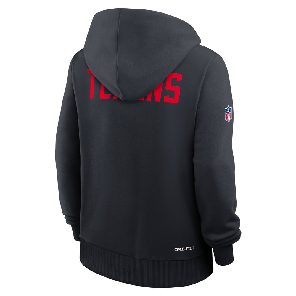 Houston Texans Nike Women's Throwback Sideline Standard Issue Dri-FIT Hoodie