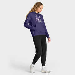 Minnesota Vikings Nike Women's Throwback Sideline Standard Issue Dri-FIT Hoodie