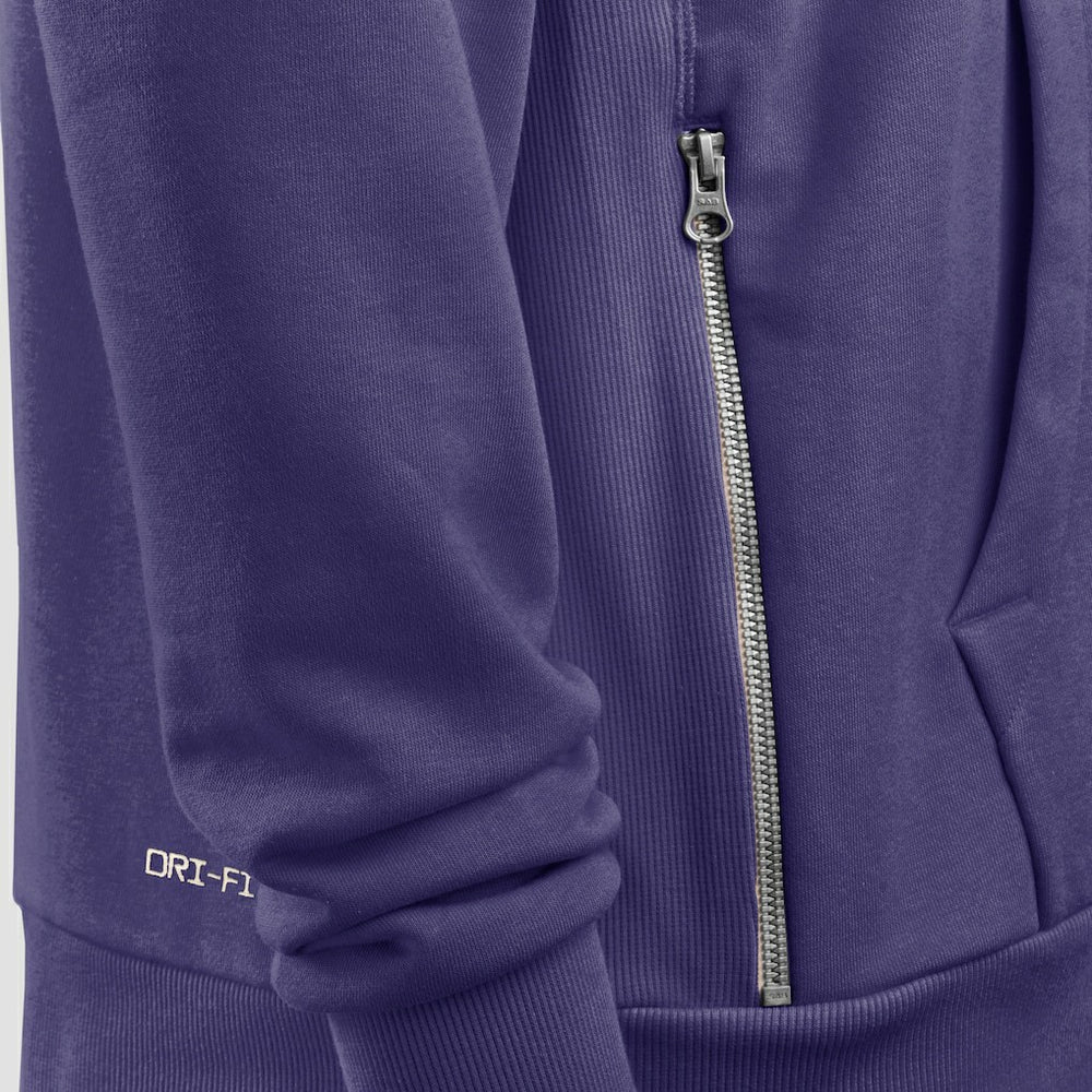 Minnesota Vikings Nike Women's Throwback Sideline Standard Issue Dri-FIT Hoodie