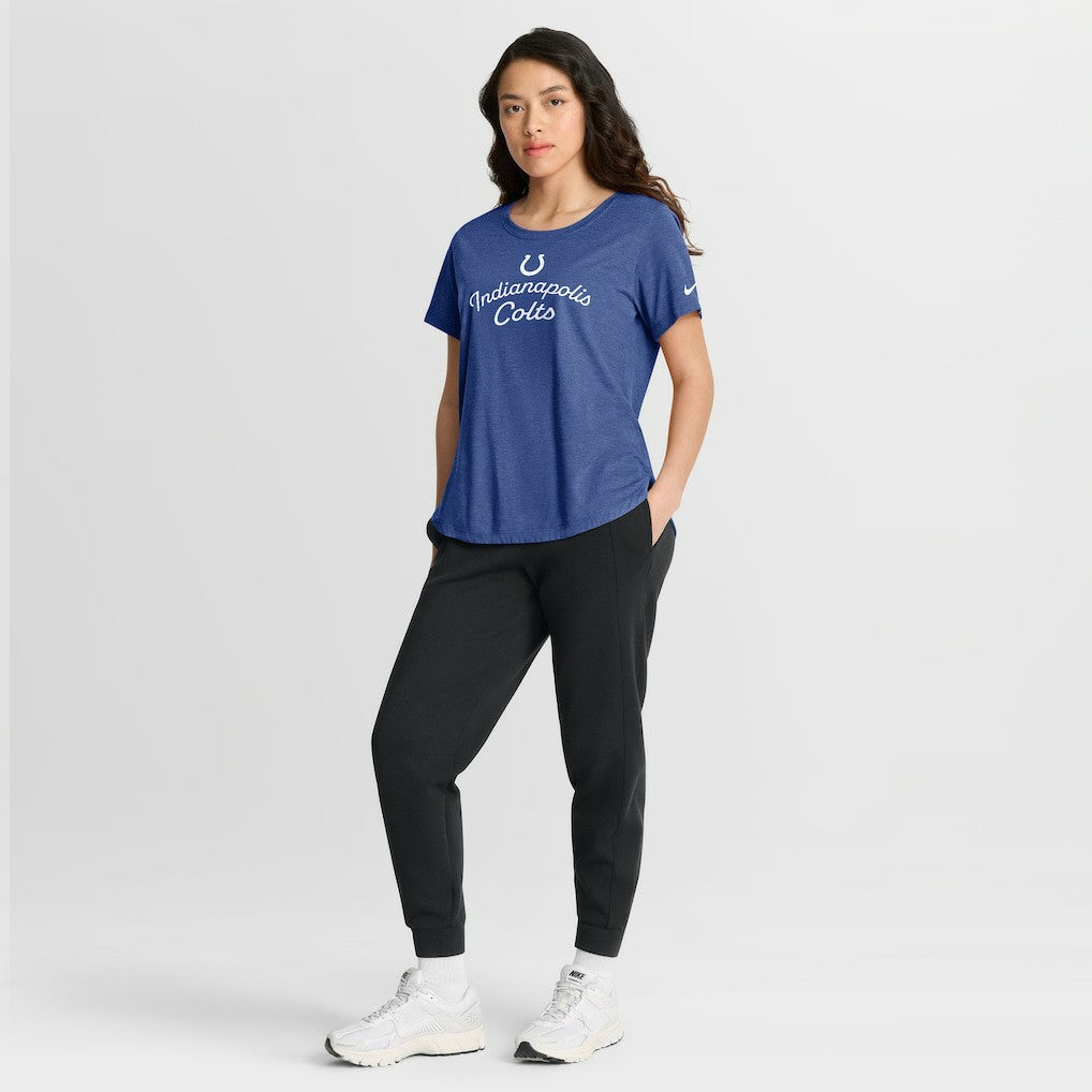 Indianapolis Colts Nike Women's Script Tri-Blend T-Shirt