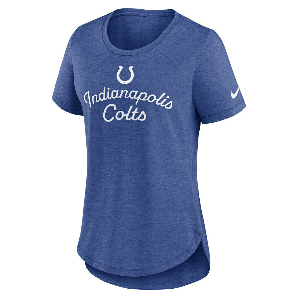 Indianapolis Colts Nike Women's Script Tri-Blend T-Shirt