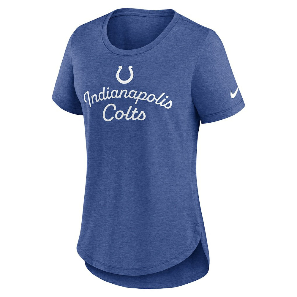Indianapolis Colts Nike Women's Script Tri-Blend T-Shirt