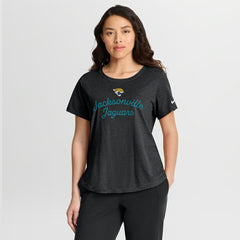 Jacksonville Jaguars Nike Women's Script Tri-Blend T-Shirt