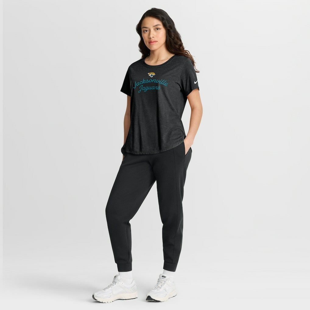 Jacksonville Jaguars Nike Women's Script Tri-Blend T-Shirt