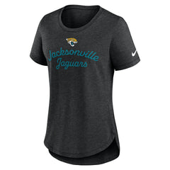 Jacksonville Jaguars Nike Women's Script Tri-Blend T-Shirt