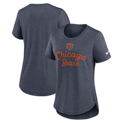 Chicago Bears Nike Women's Script Tri-Blend T-Shirt