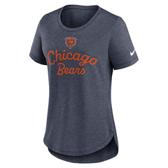 Chicago Bears Nike Women's Script Tri-Blend T-Shirt