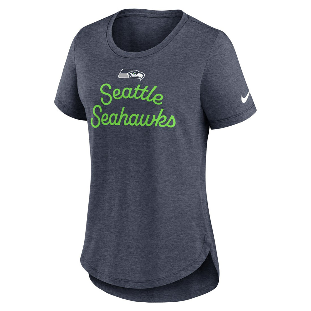 Seattle Seahawks Nike Women's Script Tri-Blend T-Shirt