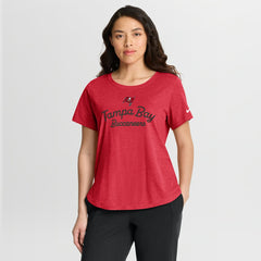 Tampa Bay Buccaneers Nike Women's Script Tri-Blend T-Shirt