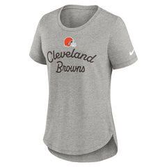 Cleveland Browns Nike Women's Script Tri-Blend T-Shirt