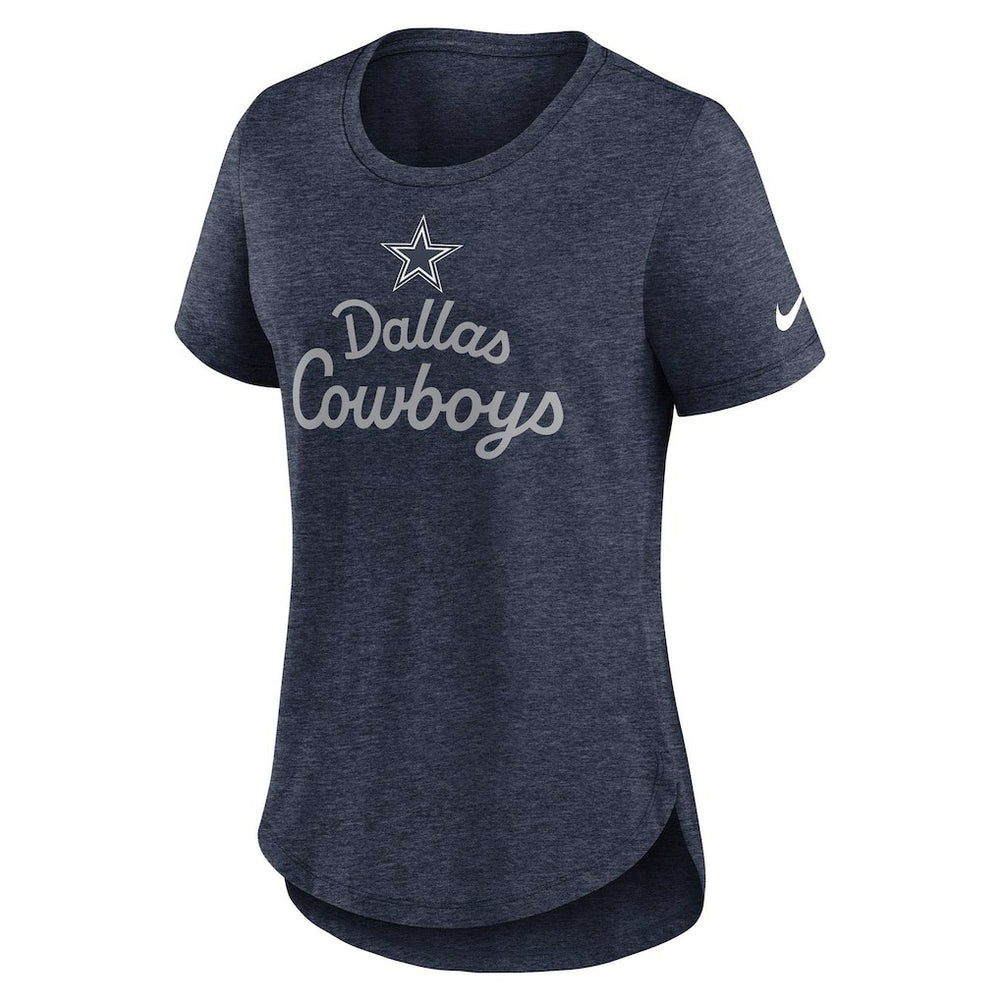 Dallas Cowboys Nike Women's Script Tri-Blend T-Shirt