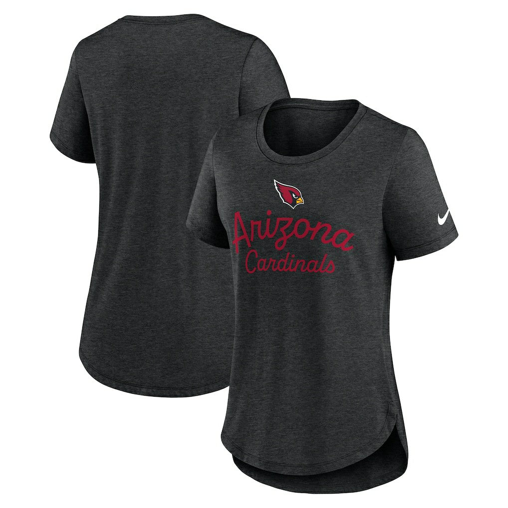 Arizona Cardinals Nike Women's Script Tri-Blend T-Shirt