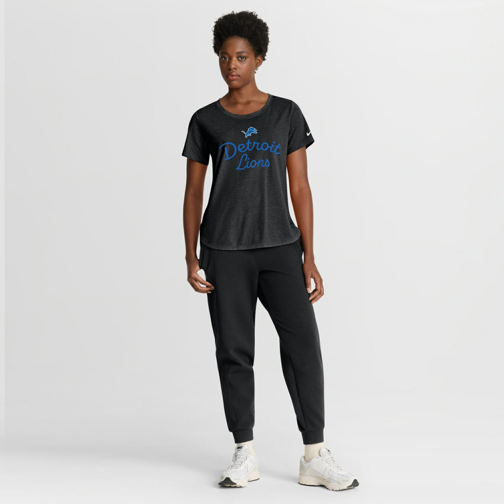 Detroit Lions Nike Women's Script Tri-Blend T-Shirt