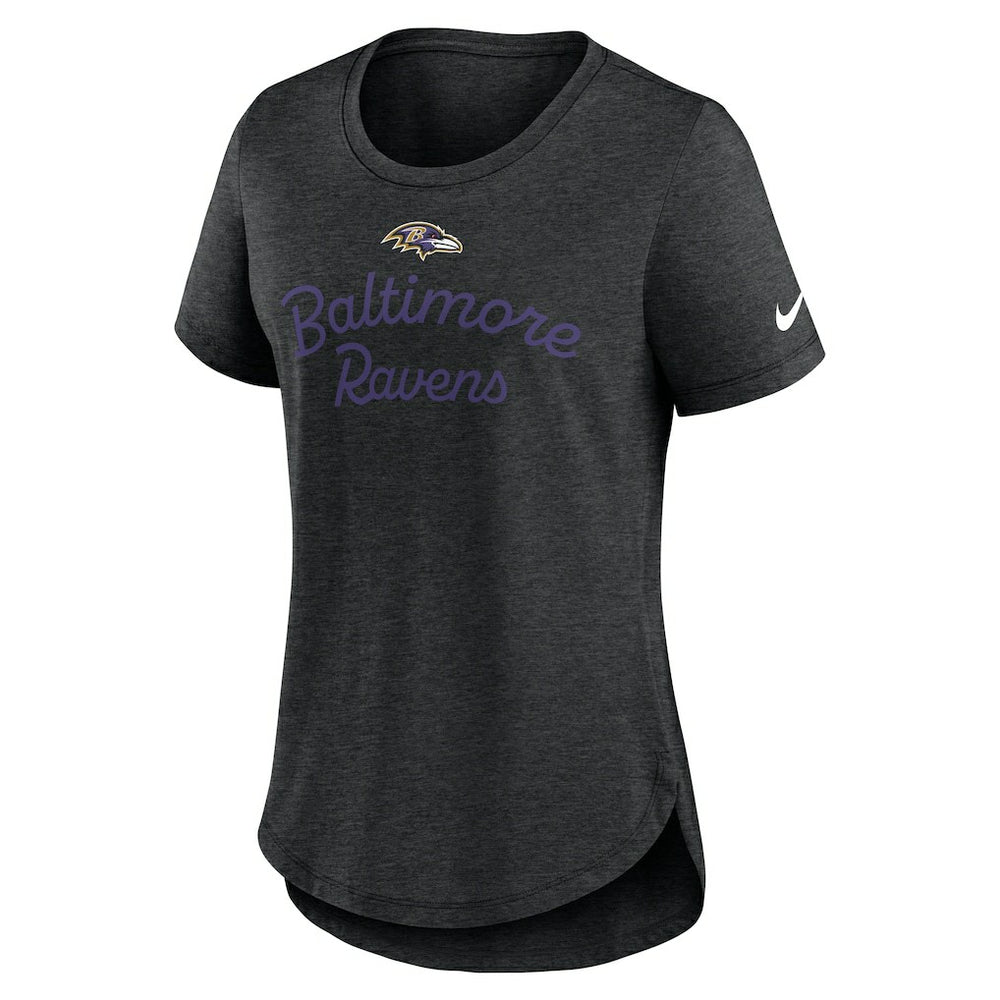 Baltimore Ravens Nike Women's Script Tri-Blend T-Shirt