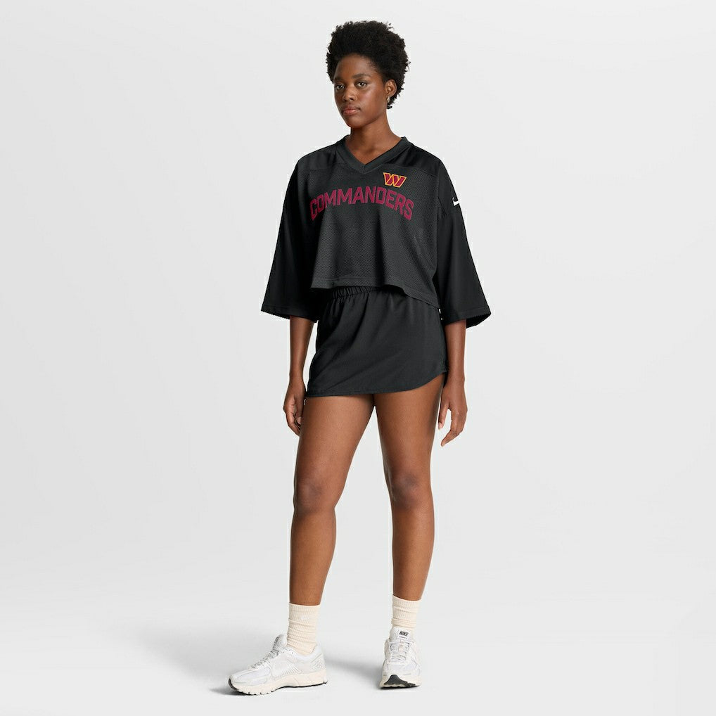 Washington Commanders Nike Women's Primetime Cropped Mesh Dri-FIT Fashion Jersey