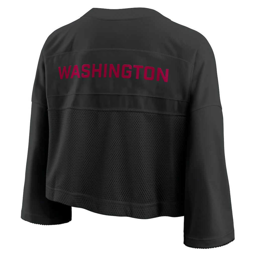 Washington Commanders Nike Women's Primetime Cropped Mesh Dri-FIT Fashion Jersey