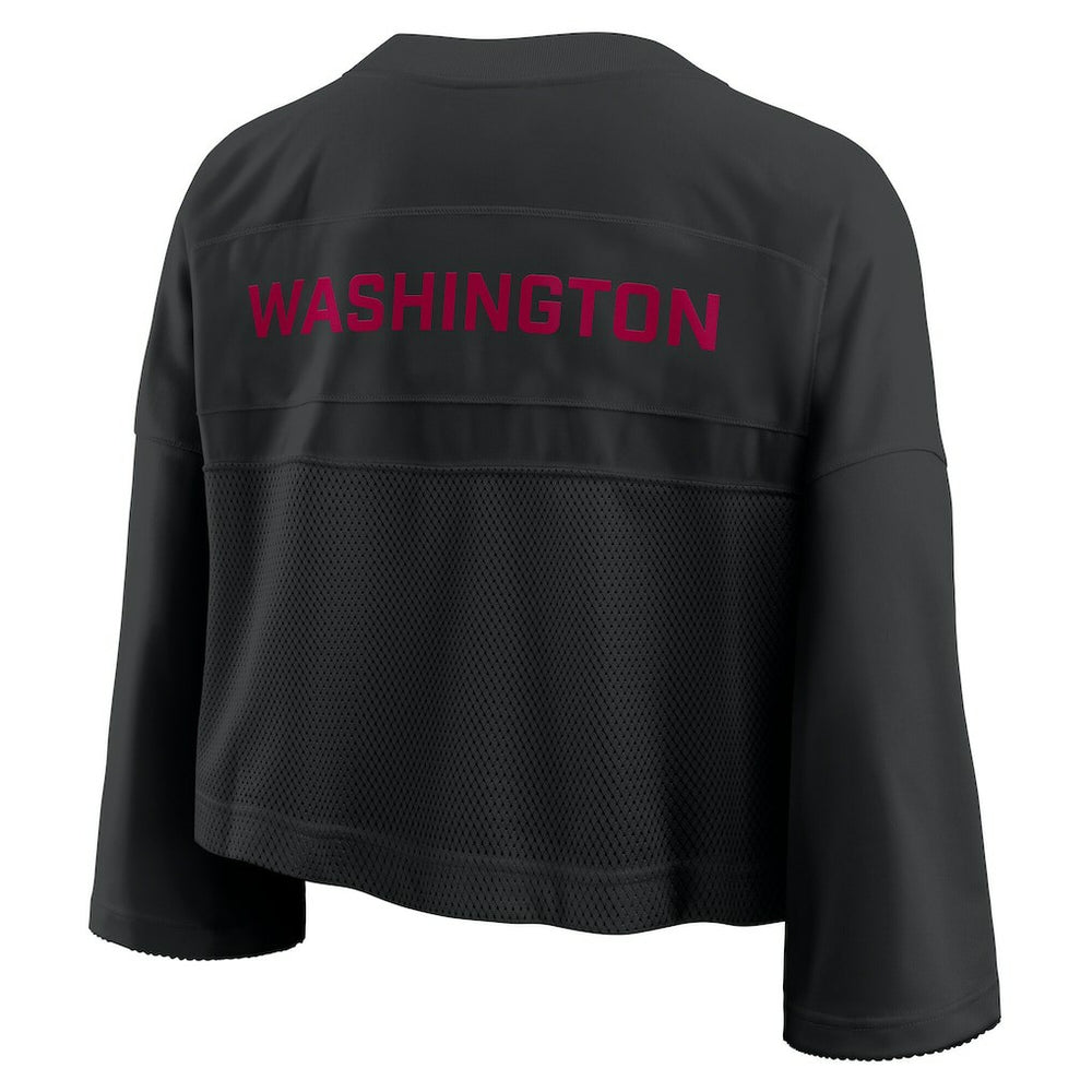 Washington Commanders Nike Women's Primetime Cropped Mesh Dri-FIT Fashion Jersey