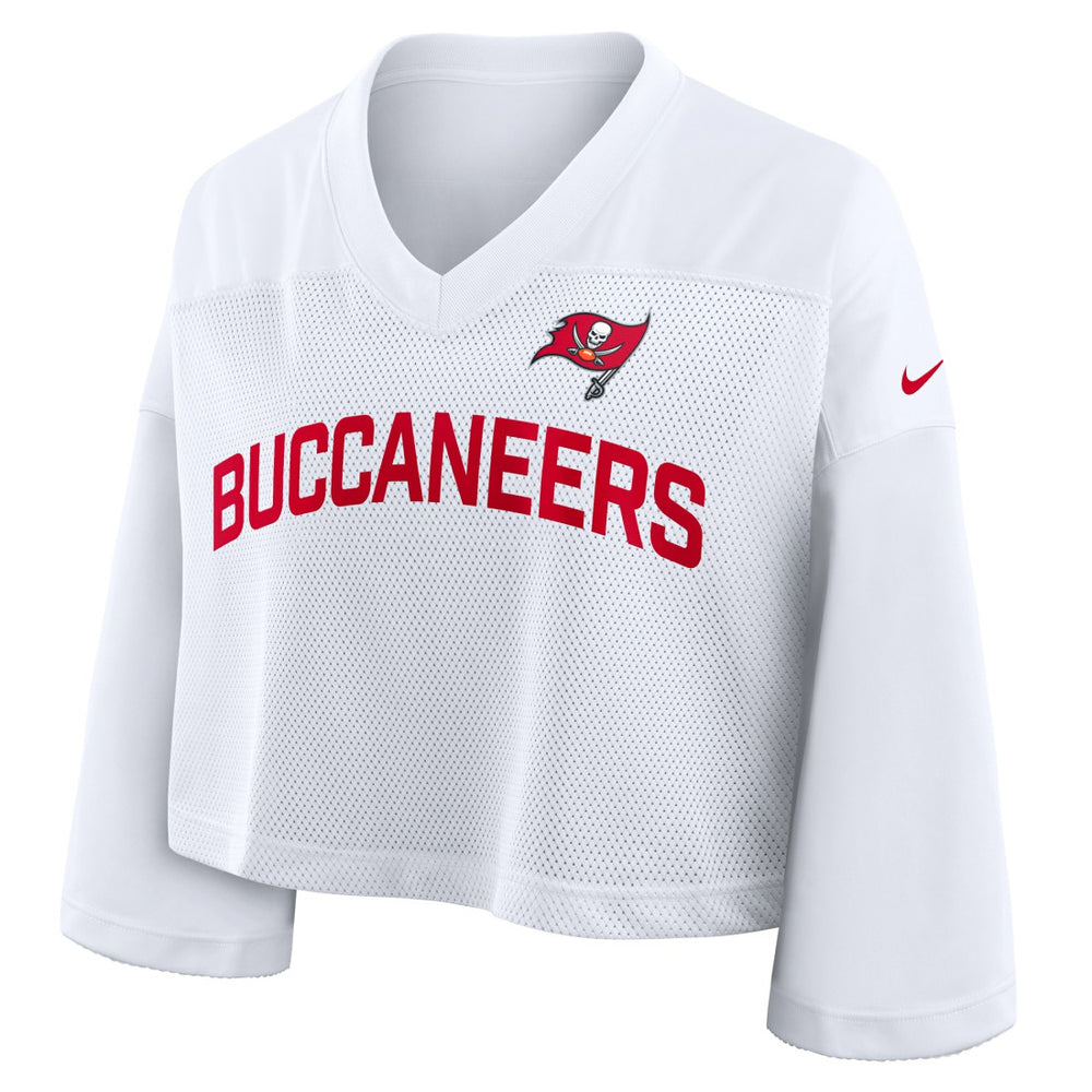 Tampa Bay Buccaneers Nike Women's Primetime Cropped Mesh Dri-FIT Fashion Jersey