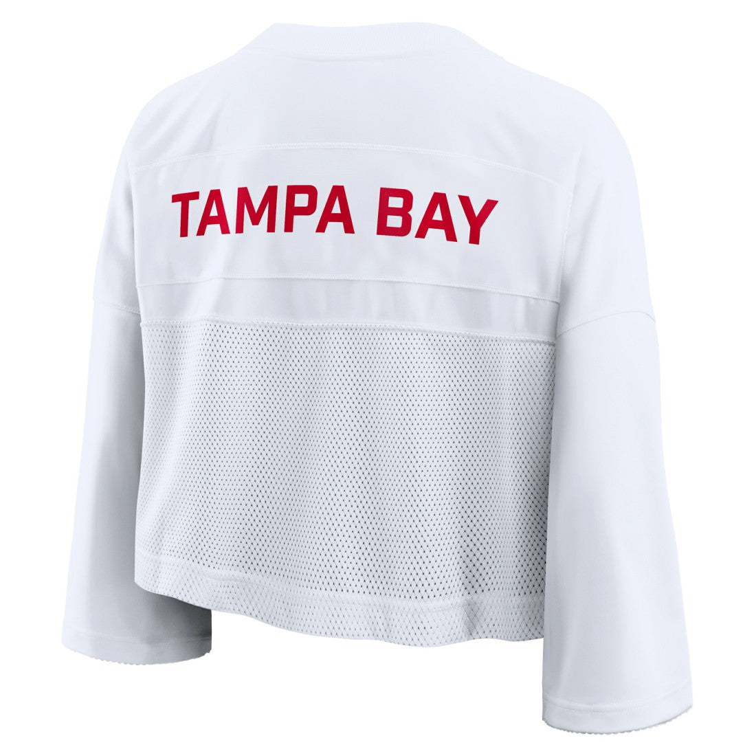 Tampa Bay Buccaneers Nike Women's Primetime Cropped Mesh Dri-FIT Fashion Jersey