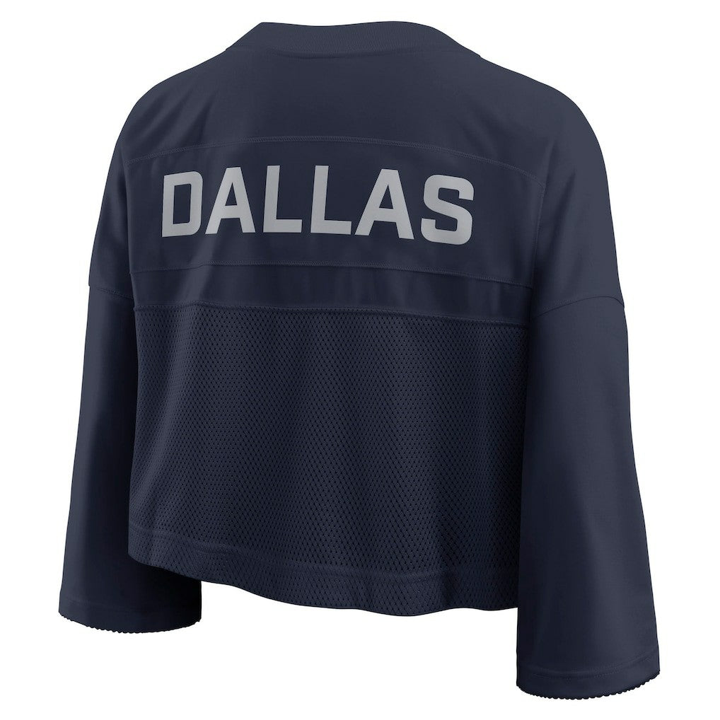 Dallas Cowboys Nike Women's Primetime Cropped Mesh Dri-FIT Fashion Jersey