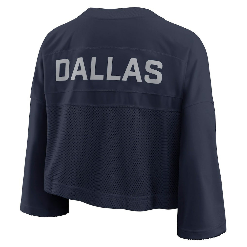 Dallas Cowboys Nike Women's Primetime Cropped Mesh Dri-FIT Fashion Jersey