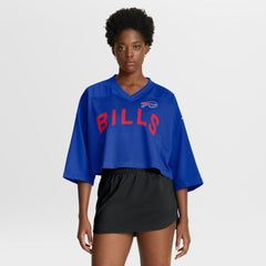 Buffalo Bills Nike Women's Primetime Cropped Mesh Dri-FIT Fashion Jersey