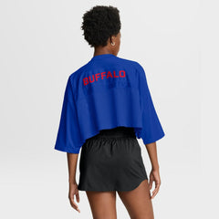 Buffalo Bills Nike Women's Primetime Cropped Mesh Dri-FIT Fashion Jersey