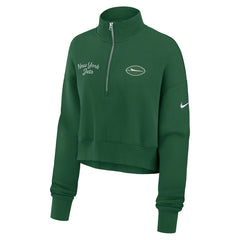 New York Jets Nike Women's Primetime Phoenix Half-Zip Sweatshirt