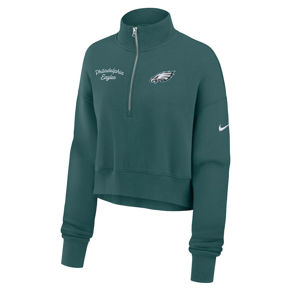 Philadelphia Eagles Nike Women's Primetime Phoenix Half-Zip Sweatshirt