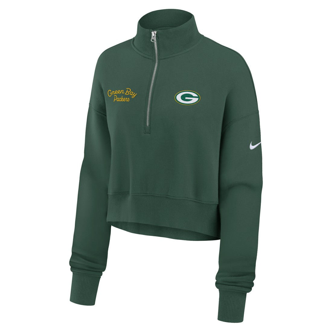 Green Bay Packers Nike Women's Primetime Phoenix Half-Zip Sweatshirt