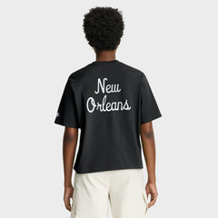New Orleans Saints Nike Women's Rewind Pocket Boxy T-Shirt