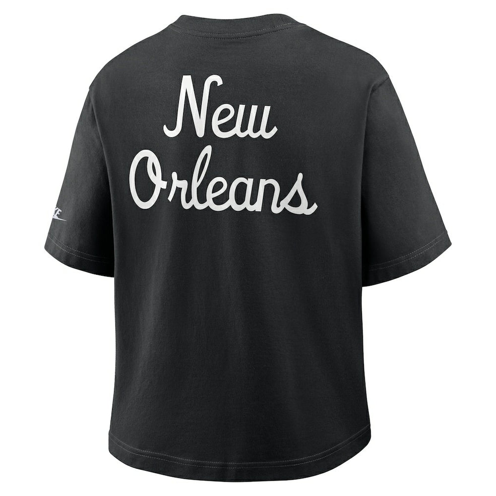 New Orleans Saints Nike Women's Rewind Pocket Boxy T-Shirt