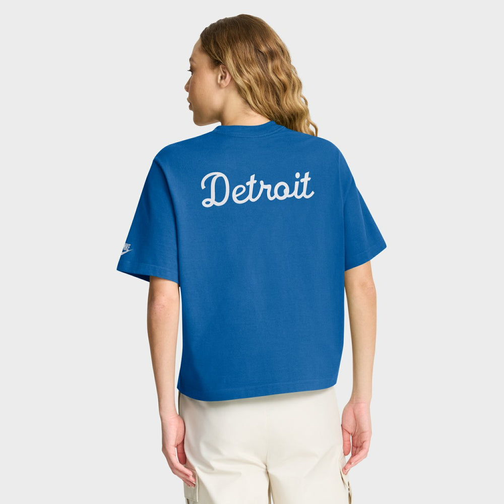 Detroit Lions Nike Women's Rewind Pocket Boxy T-Shirt