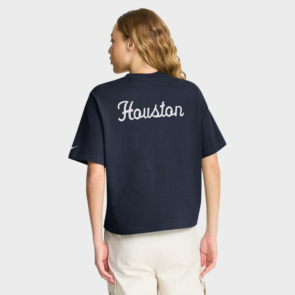 Houston Texans Nike Women's Rewind Pocket Boxy T-Shirt