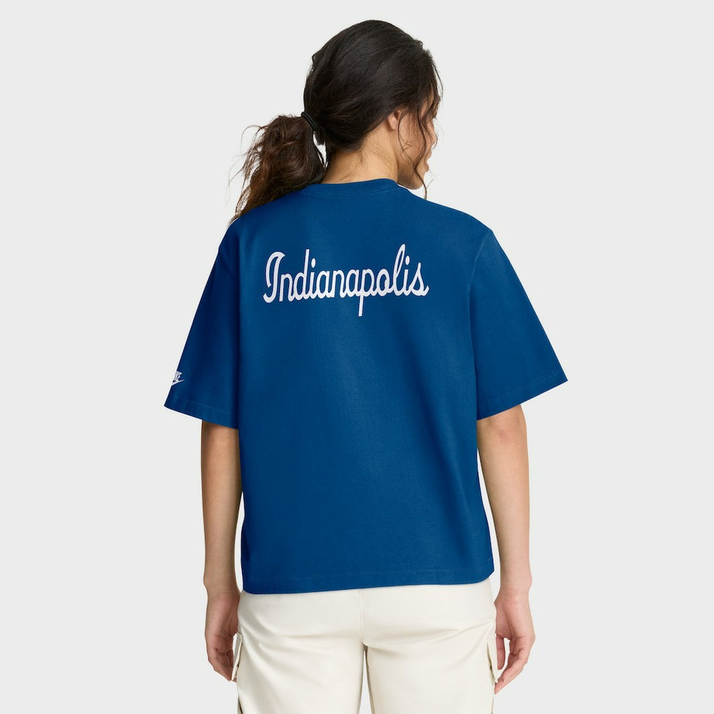 Indianapolis Colts Nike Women's Rewind Pocket Boxy T-Shirt