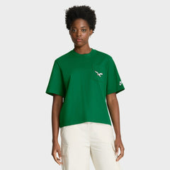 Philadelphia Eagles Nike Women's Rewind Pocket Boxy T-Shirt