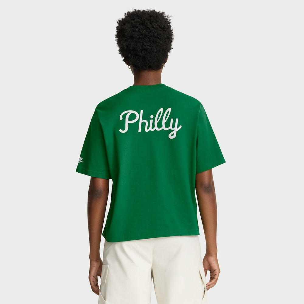 Philadelphia Eagles Nike Women's Rewind Pocket Boxy T-Shirt