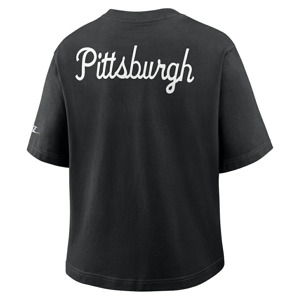 Pittsburgh Steelers Nike Women's Rewind Pocket Boxy T-Shirt